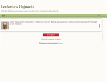 Tablet Screenshot of hojnacki.net